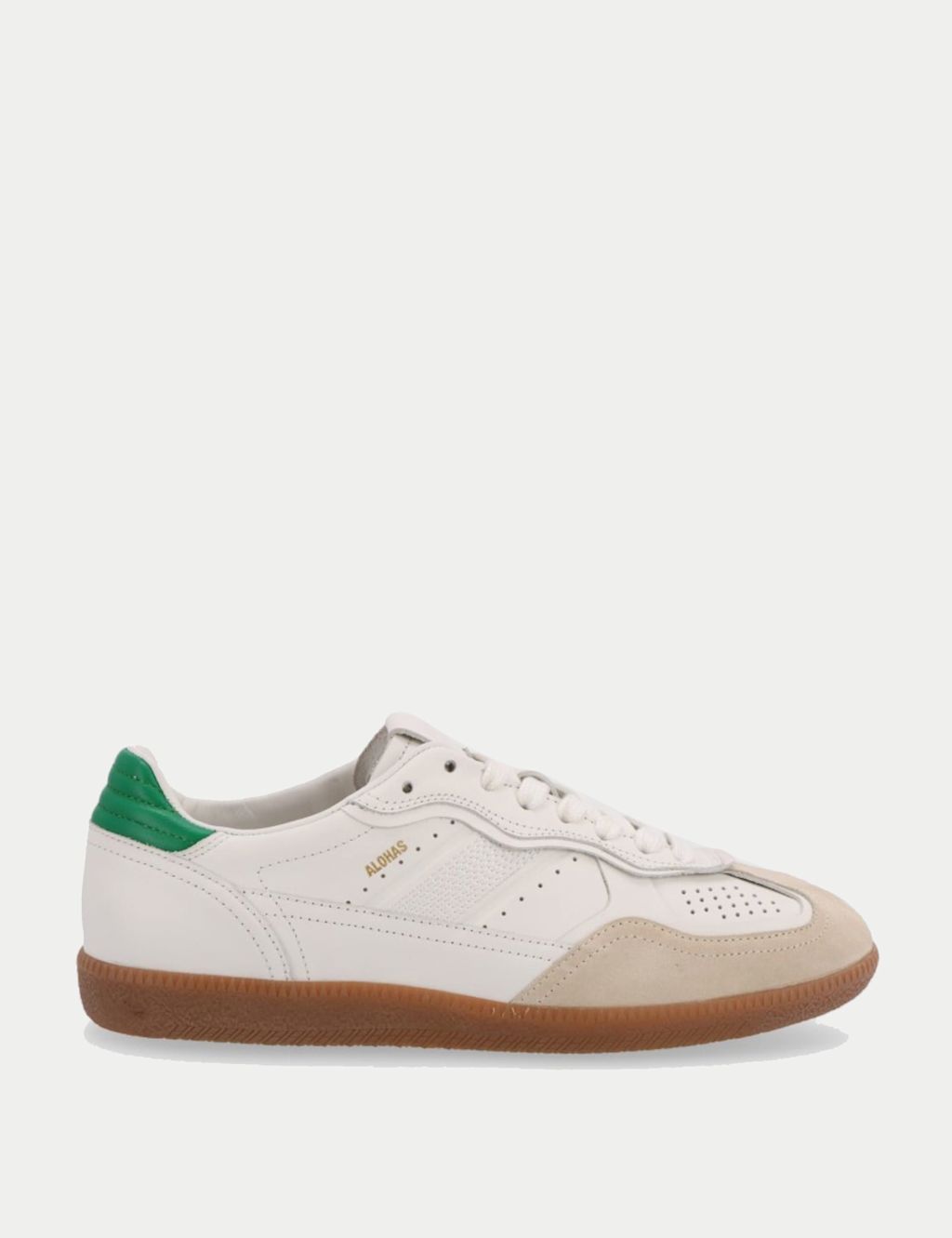 Alohas Tb.490 Leather Trainers - 3.5 - White Mix, White Mix