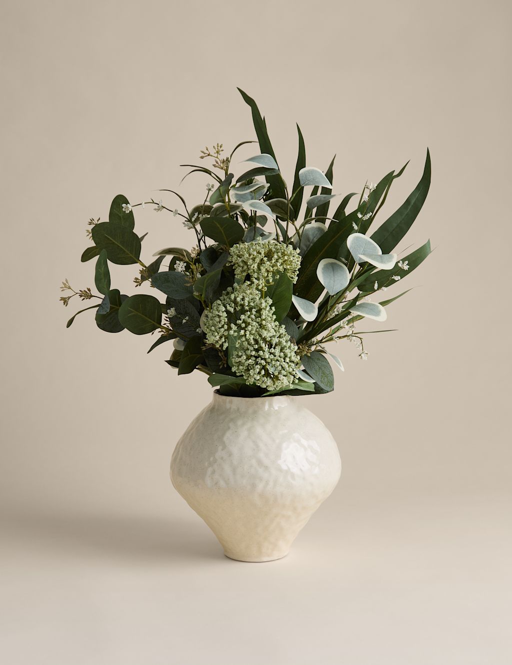 M&S Artificial Large Eucalyptus Arrangement - Green, Green