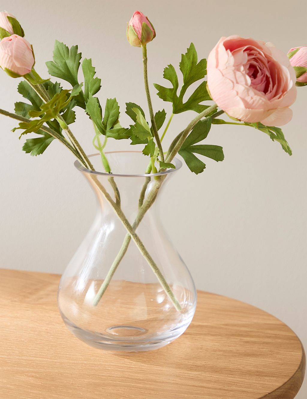 M&S Small Bouquet Vase - Clear, Clear