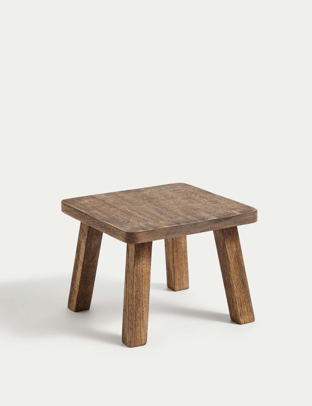 M&S Wooden Planter Stand - Natural, Natural