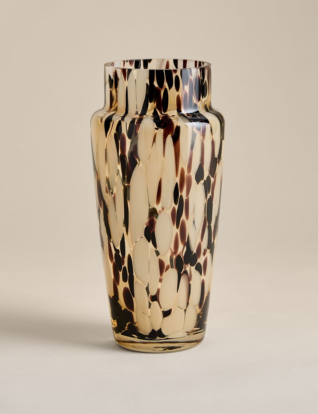 M&S Animal Confetti Vase - Brown, Brown