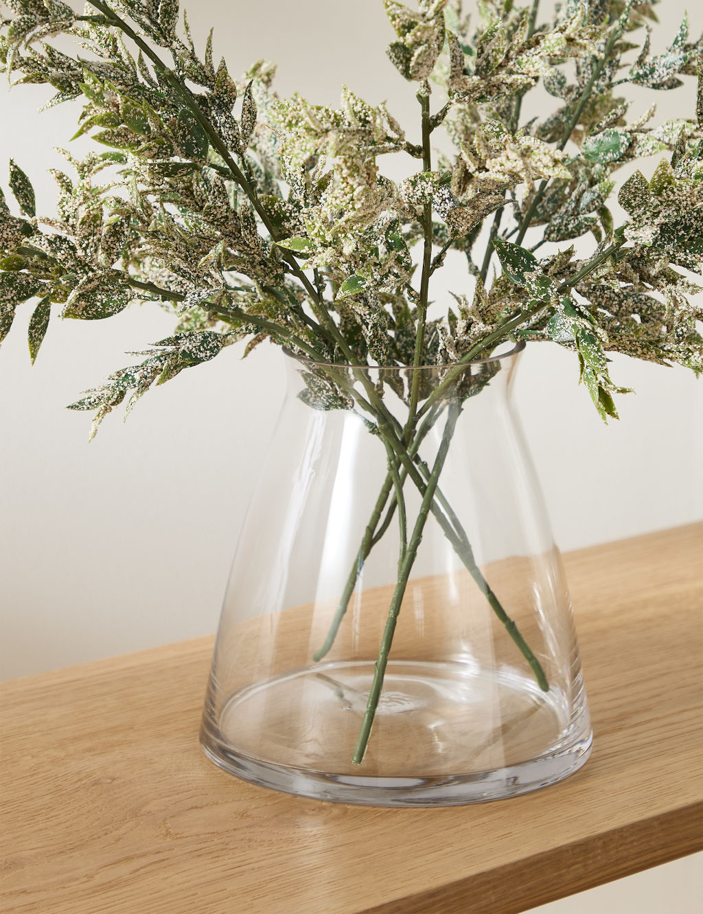 M&S Lantern Vase - Clear, Clear