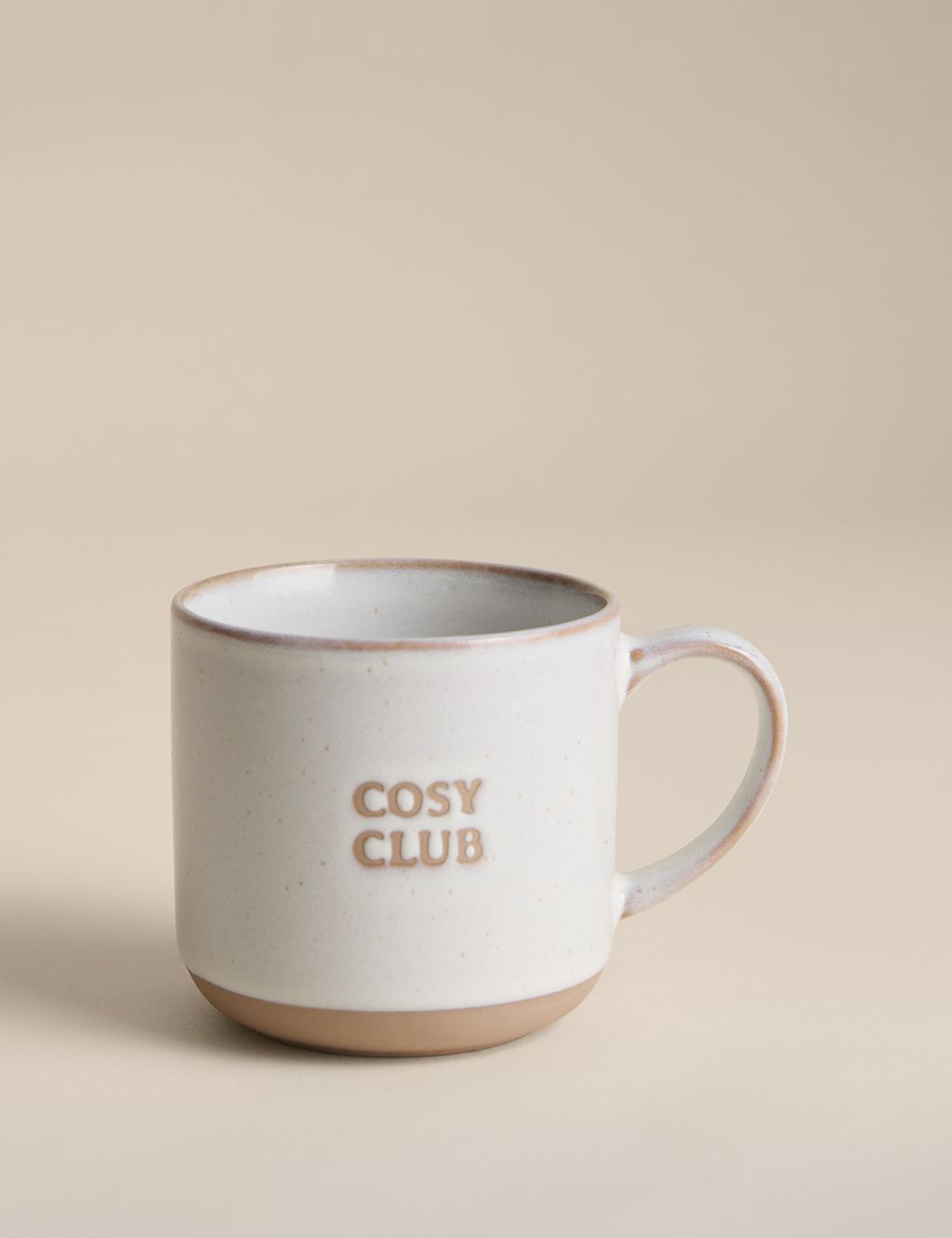 M&S Cosy Club Slogan Mug - 1SIZE - Cream, Cream