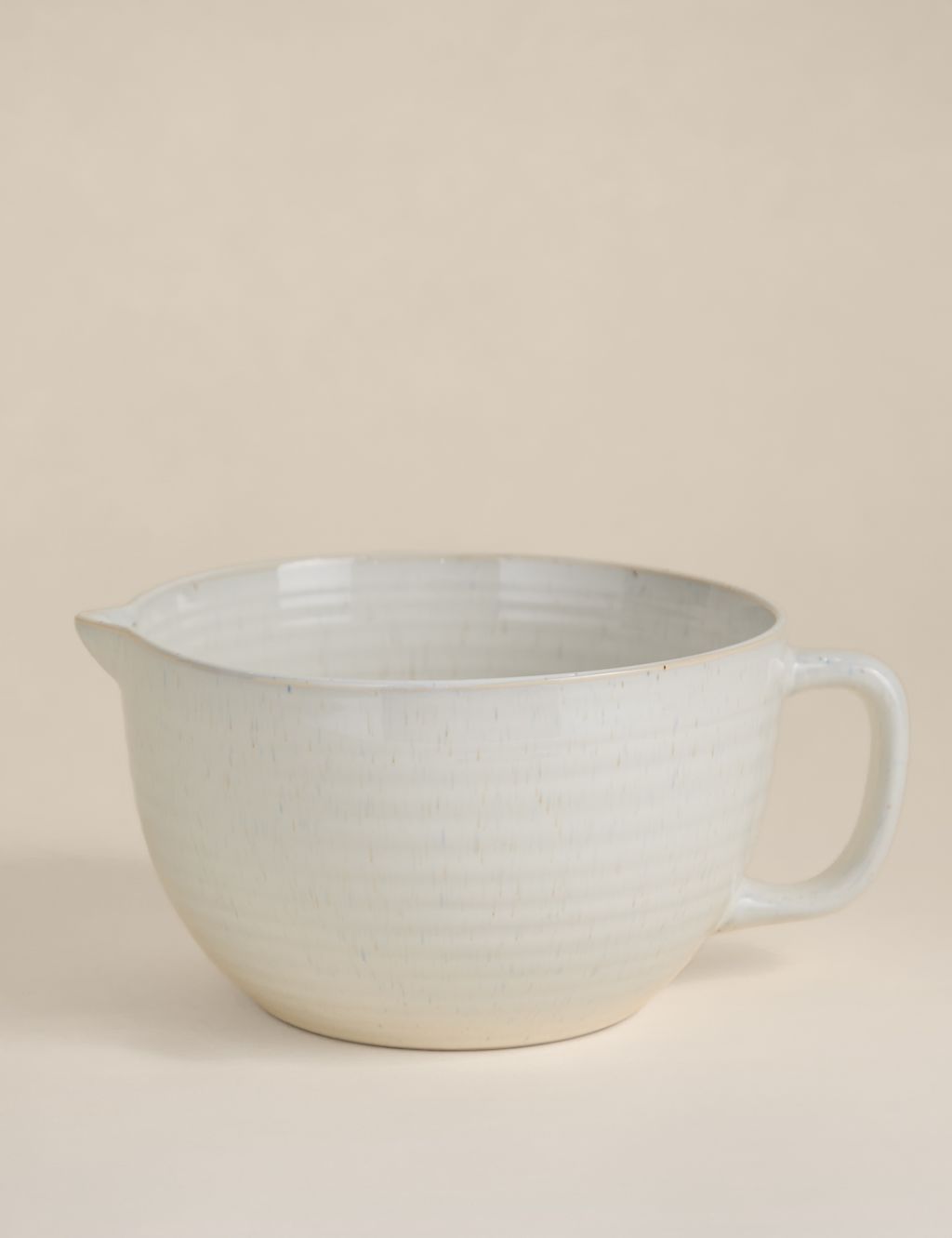 M&S Ceramic Batter Jug - Cream, Cream