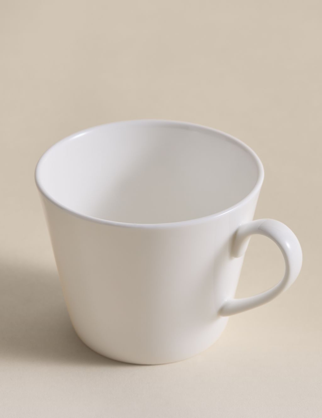M&S Monroe China Tea Cup - White, White