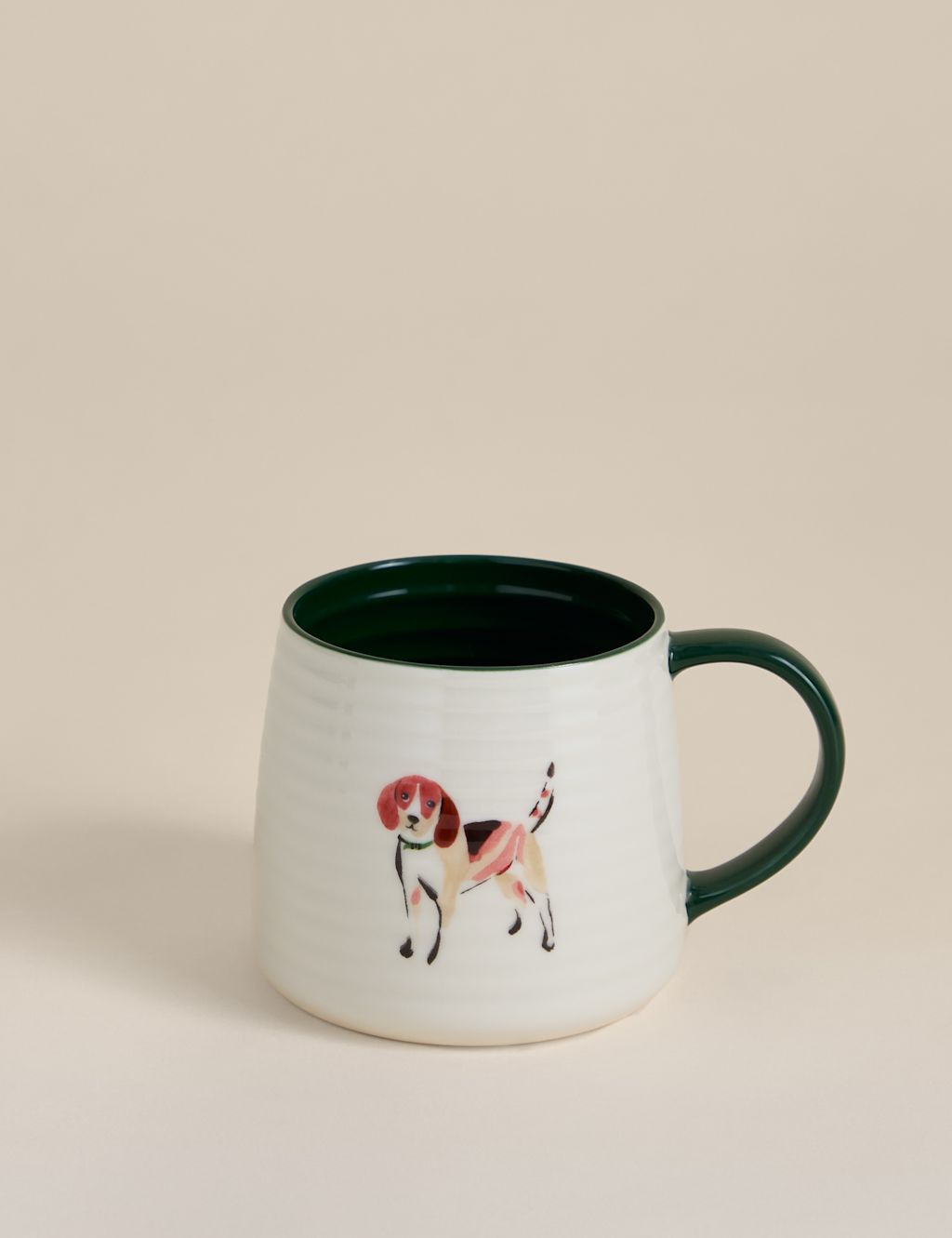 M&S Beagle Dog Mug - 1SIZE - Dark Green, Dark Green