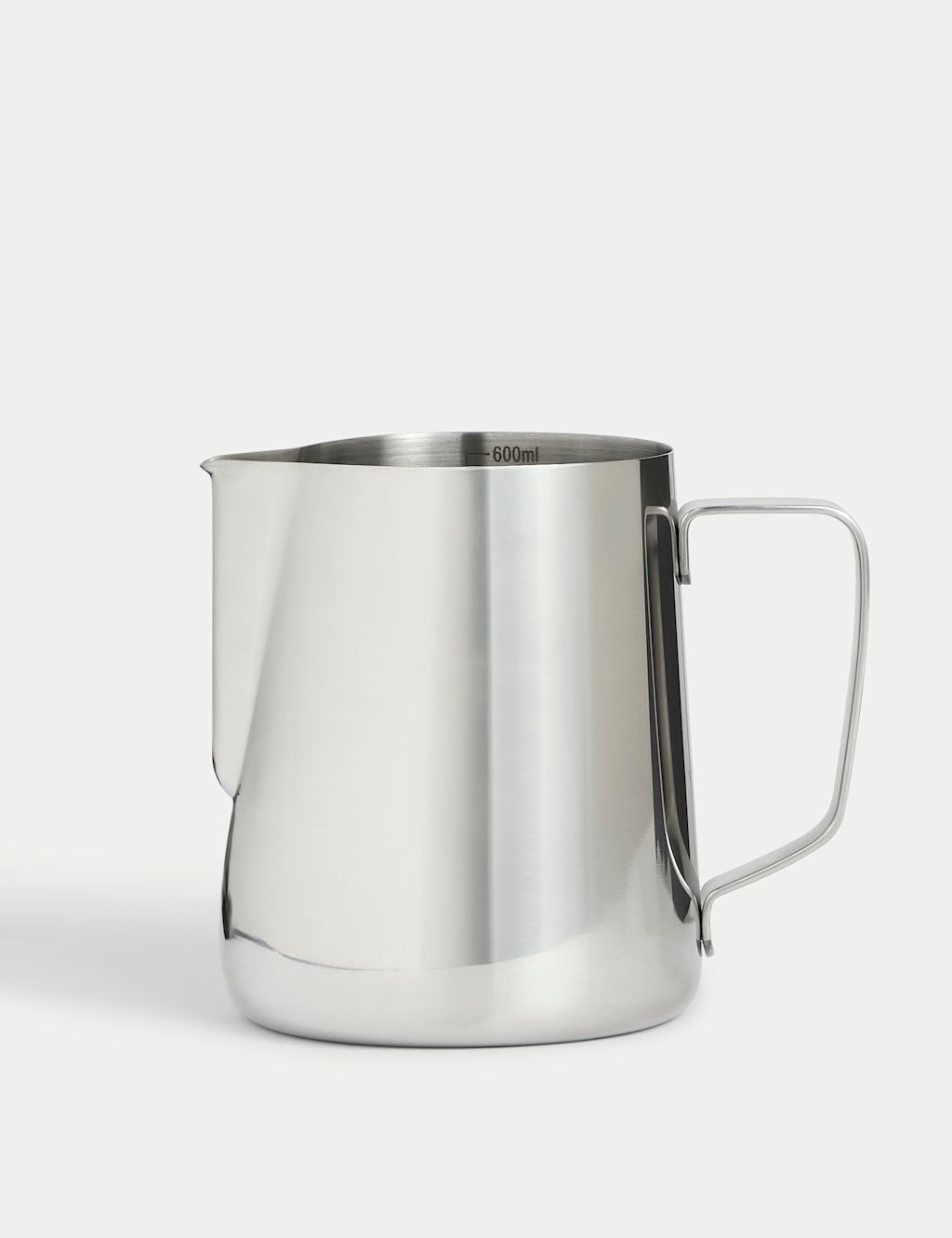 M&S Stainless Steel Milk Pitcher - 1SIZE - Silver, Silver
