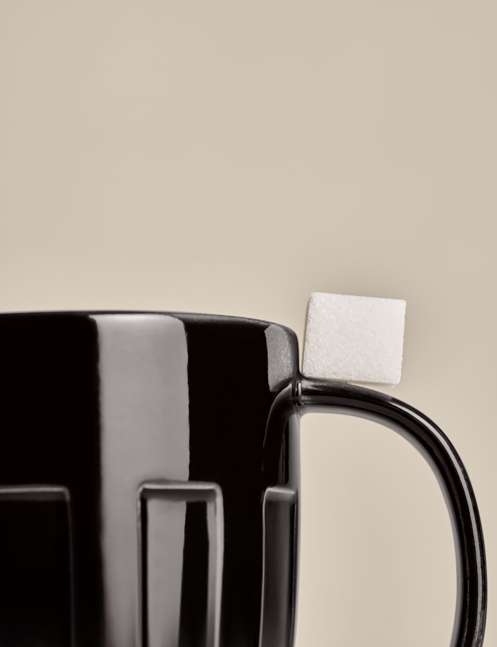 M&S X Kelly Hoppen Textured Mug - 1SIZE - Black, Black