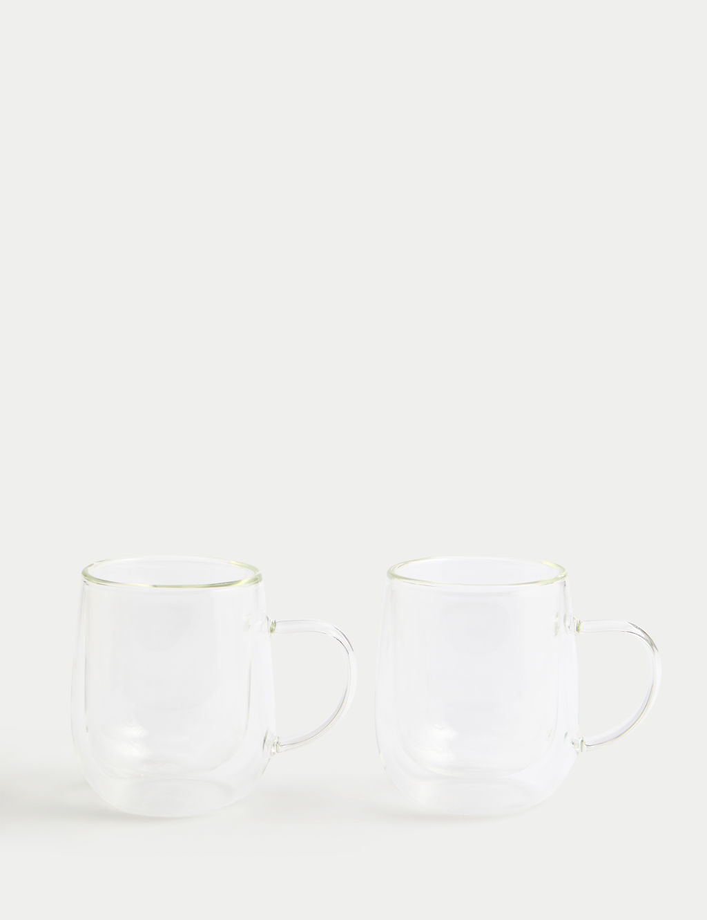 M&S Set of 2 Double Wall Mugs - 1SIZE