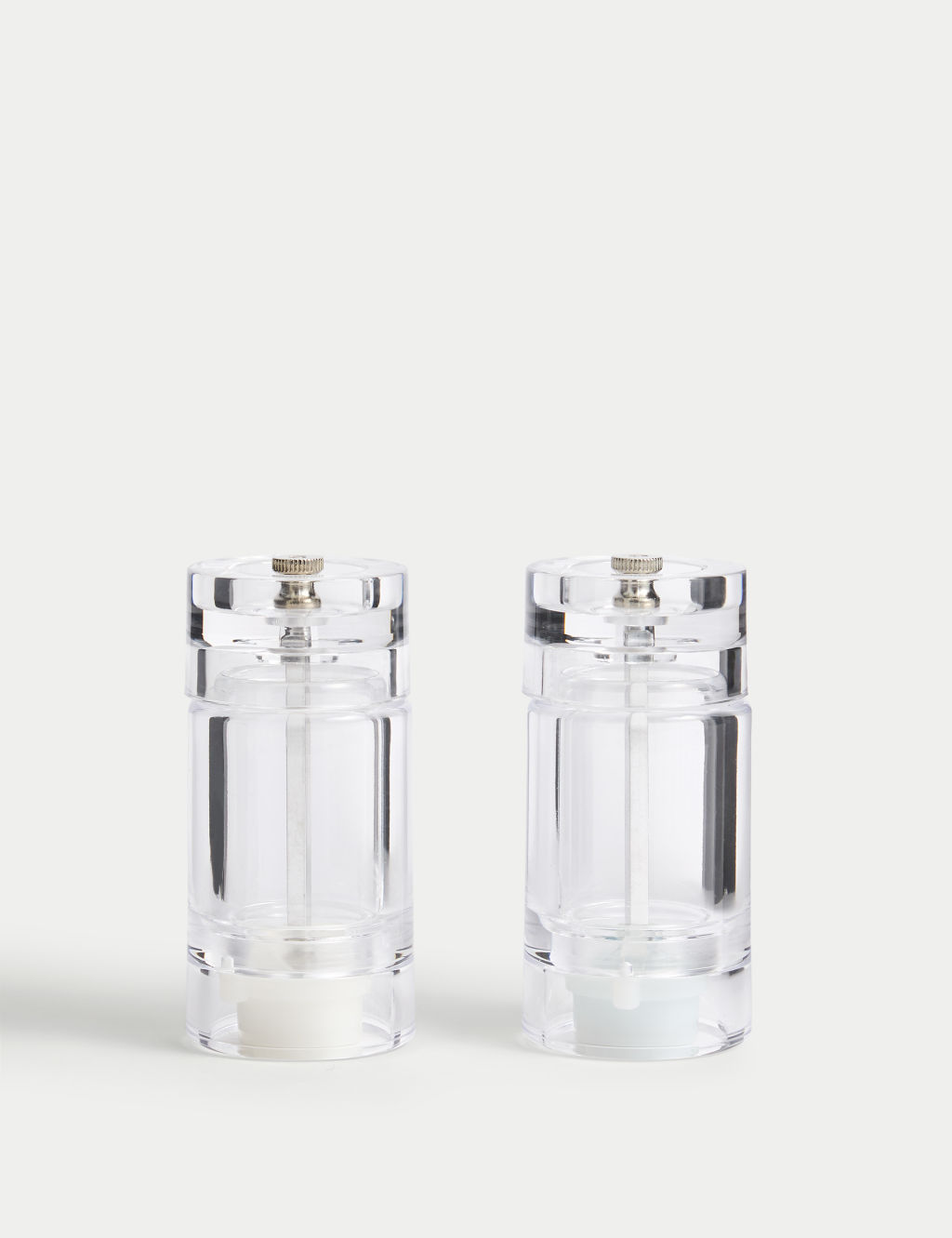 M&S Salt & Pepper Mills - Clear, Clear