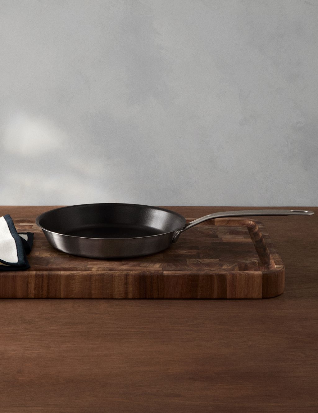 M&S X Tom Kerridge Stainless Steel 24cm Non Stick Frying Pan - Silver, Silver
