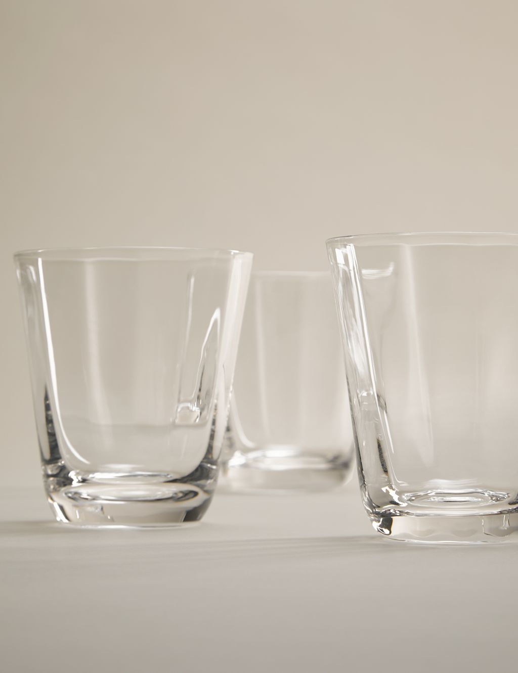 M&S Set of 4 Soda Optic Tumblers - 1SIZE