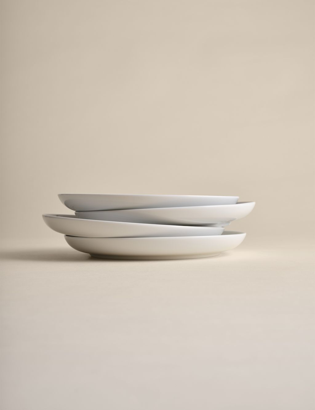 M&S Set Of 4 Marlowe Side Plates - 1SIZE - White, White