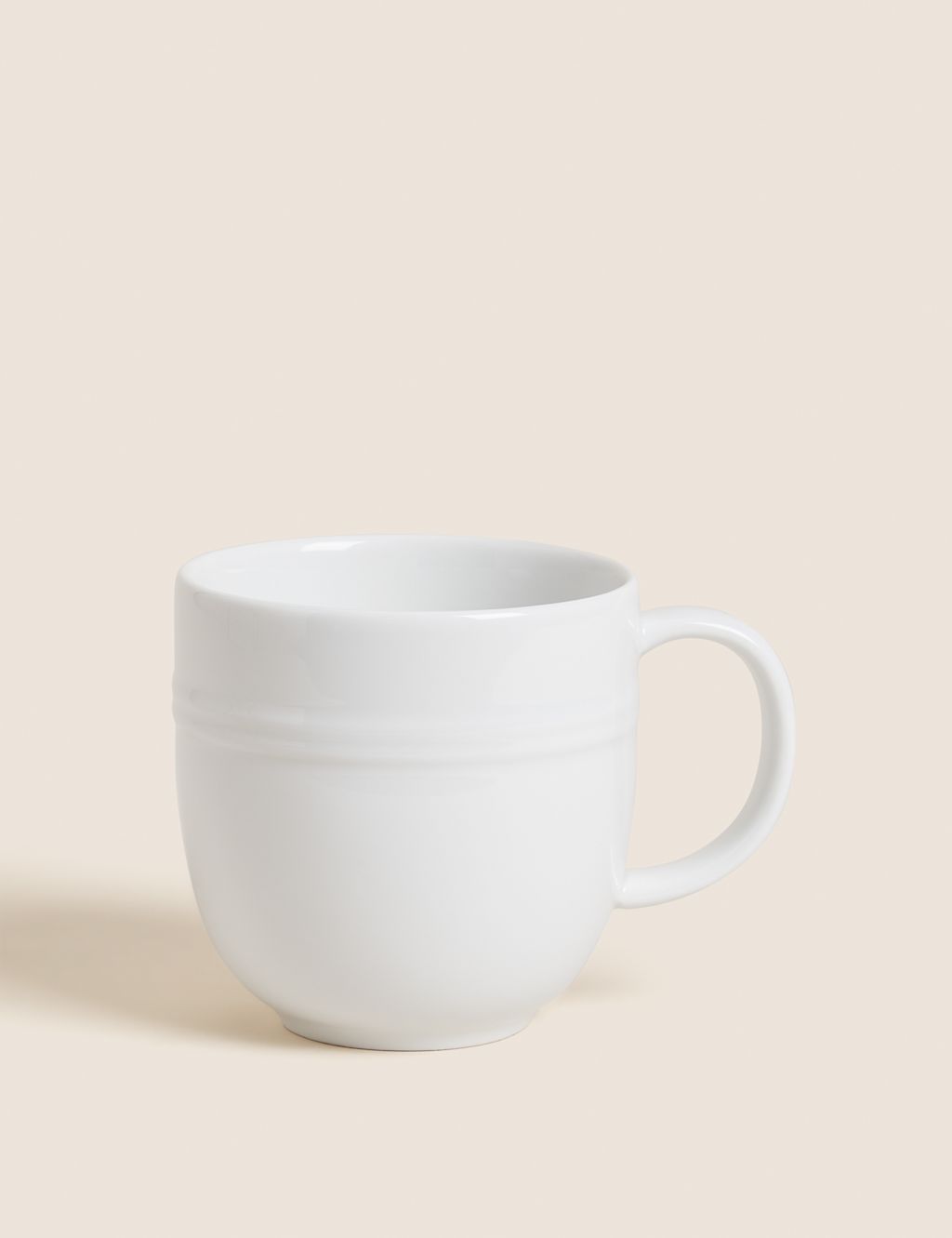 M&S Marlowe Mug - 1SIZE - White, White
