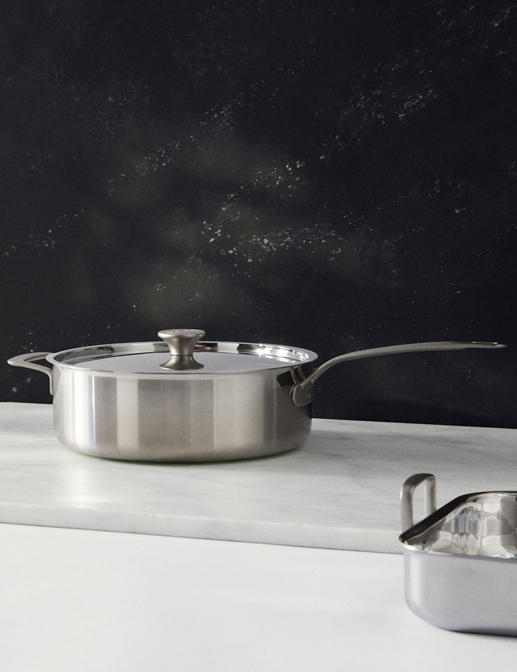 M&S X Tom Kerridge Stainless Steel All Purpose Saucepan - Silver, Silver