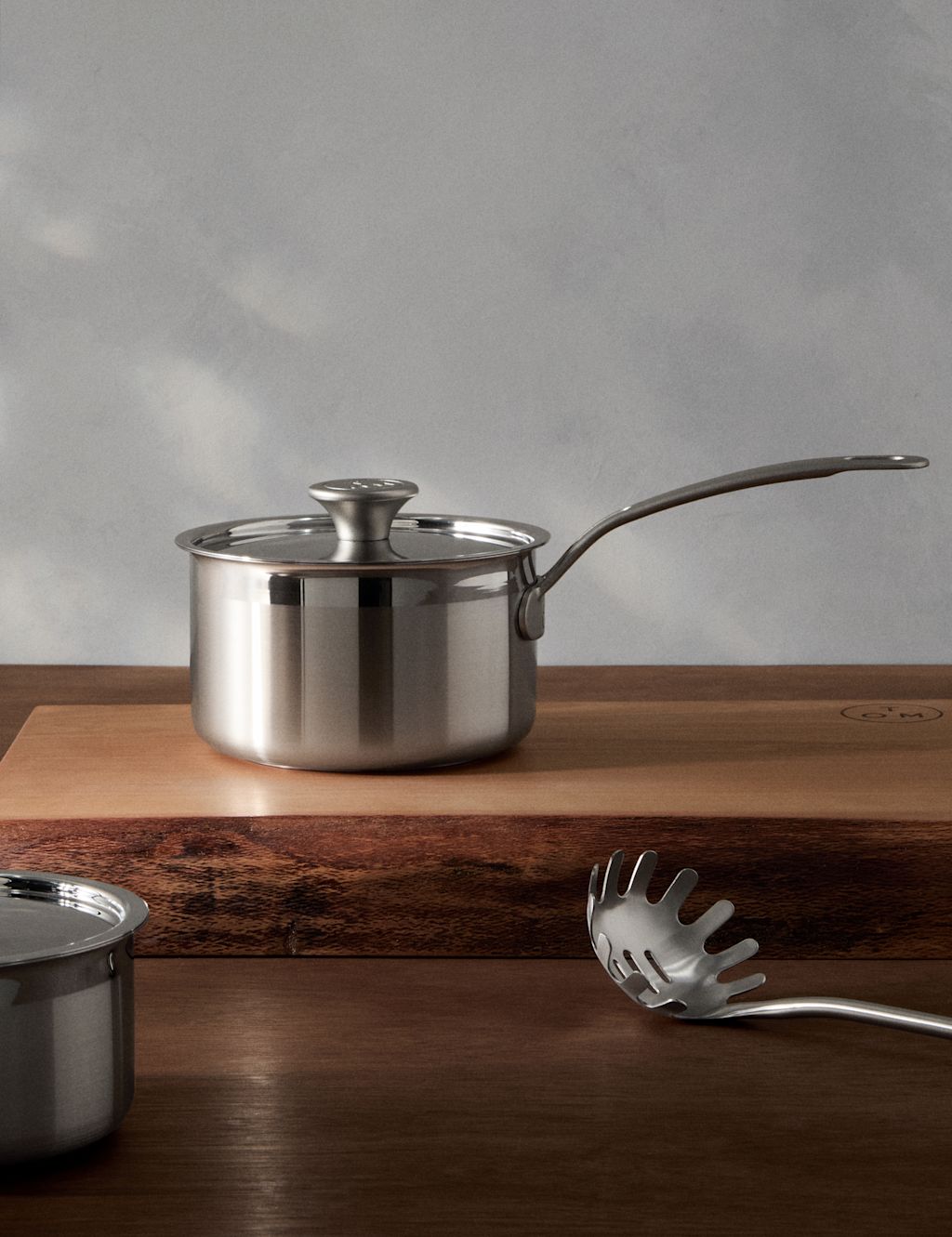 M&S X Tom Kerridge Stainless Steel 16cm Saucepan - Silver, Silver