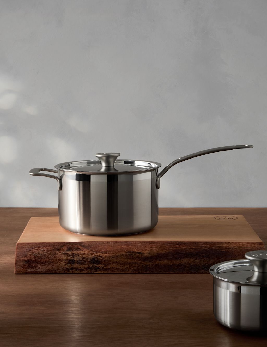 M&S X Tom Kerridge Stainless Steel 20cm Saucepan - Silver, Silver