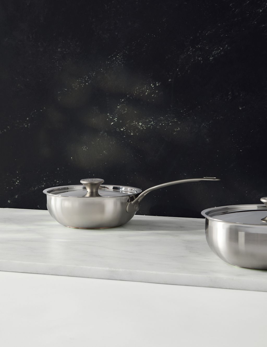 M&S X Tom Kerridge Stainless Steel 20cm Chef Saut&eacute; Pan - Silver, Silver