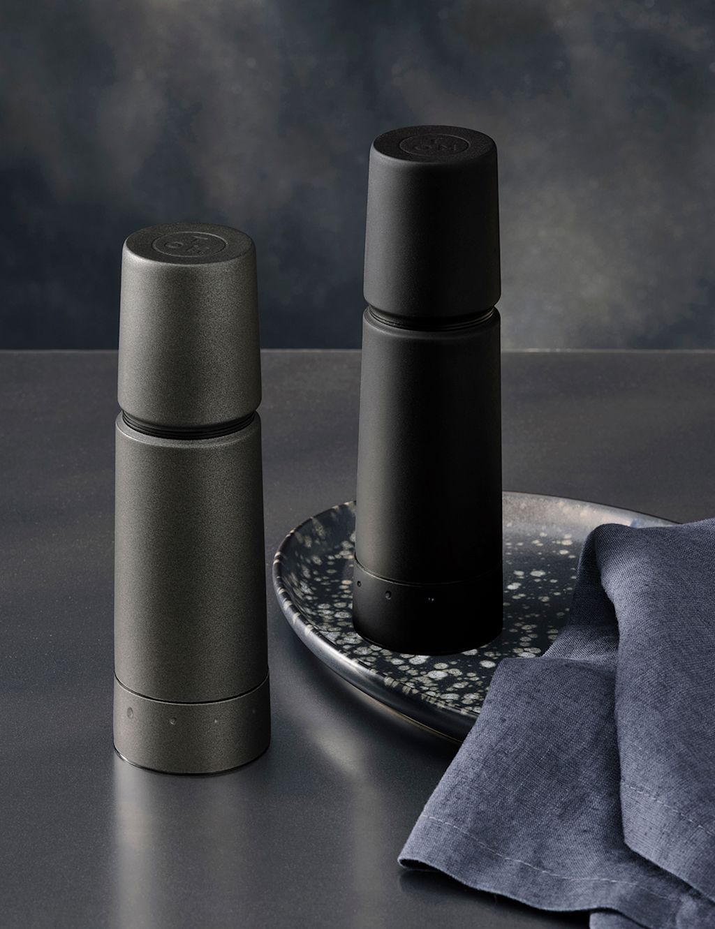 M&S X Tom Kerridge Stainless Steel Salt & Pepper Mills - Grey, Grey