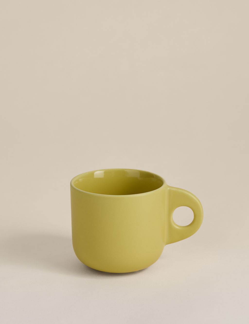 M&S Small Circular Handle Mug - 1SIZE - Ochre, Ochre