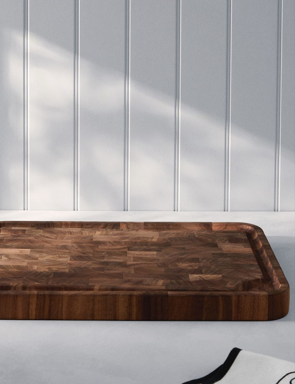M&S X Tom Kerridge 2 in 1 Wooden Butcher's Block - Natural, Natural