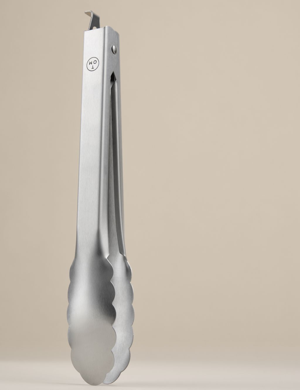 M&S X Tom Kerridge Stainless Steel Tongs - Silver Mix, Silver Mix