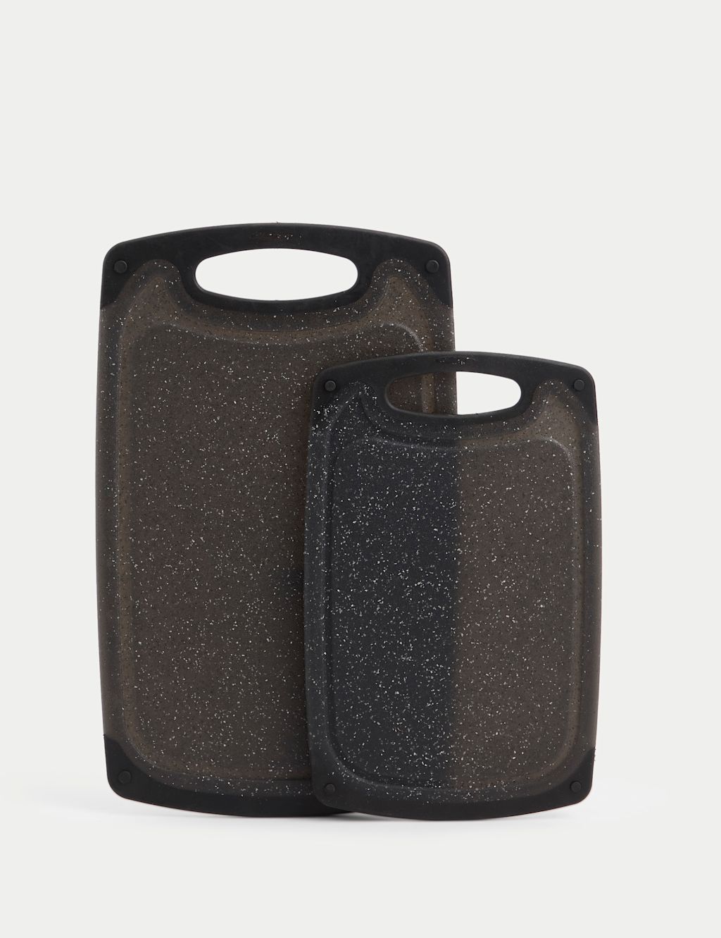 M&S Set of 2 Non Slip Chopping Boards - Granite, Granite