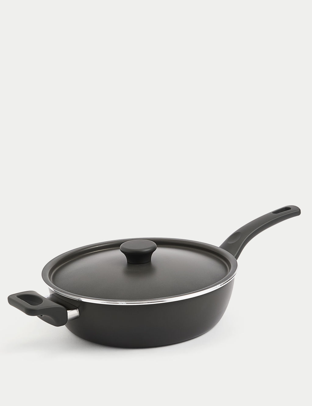 M&S All In One 28cm Saucepan - Charcoal, Charcoal