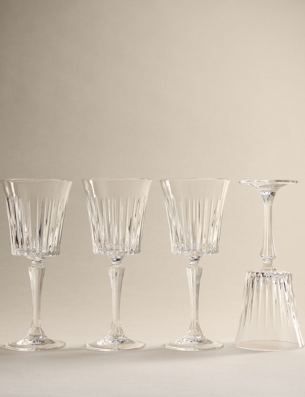 M&S Set of 4 Timeless Wine Glasses - 1SIZE