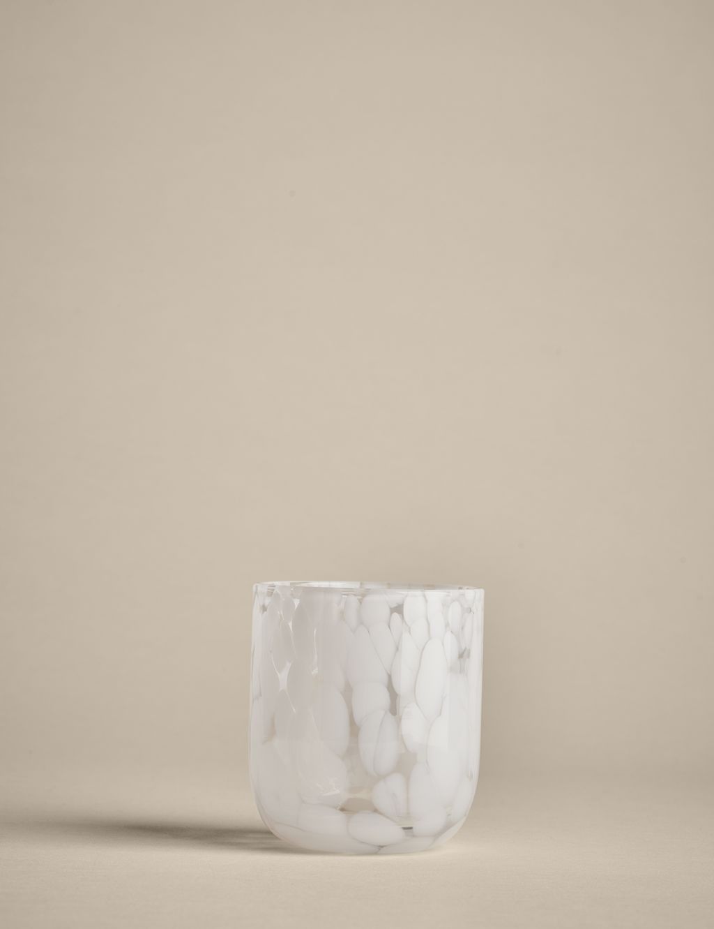 M&S Set of 2 Speckled Tumblers - White, White