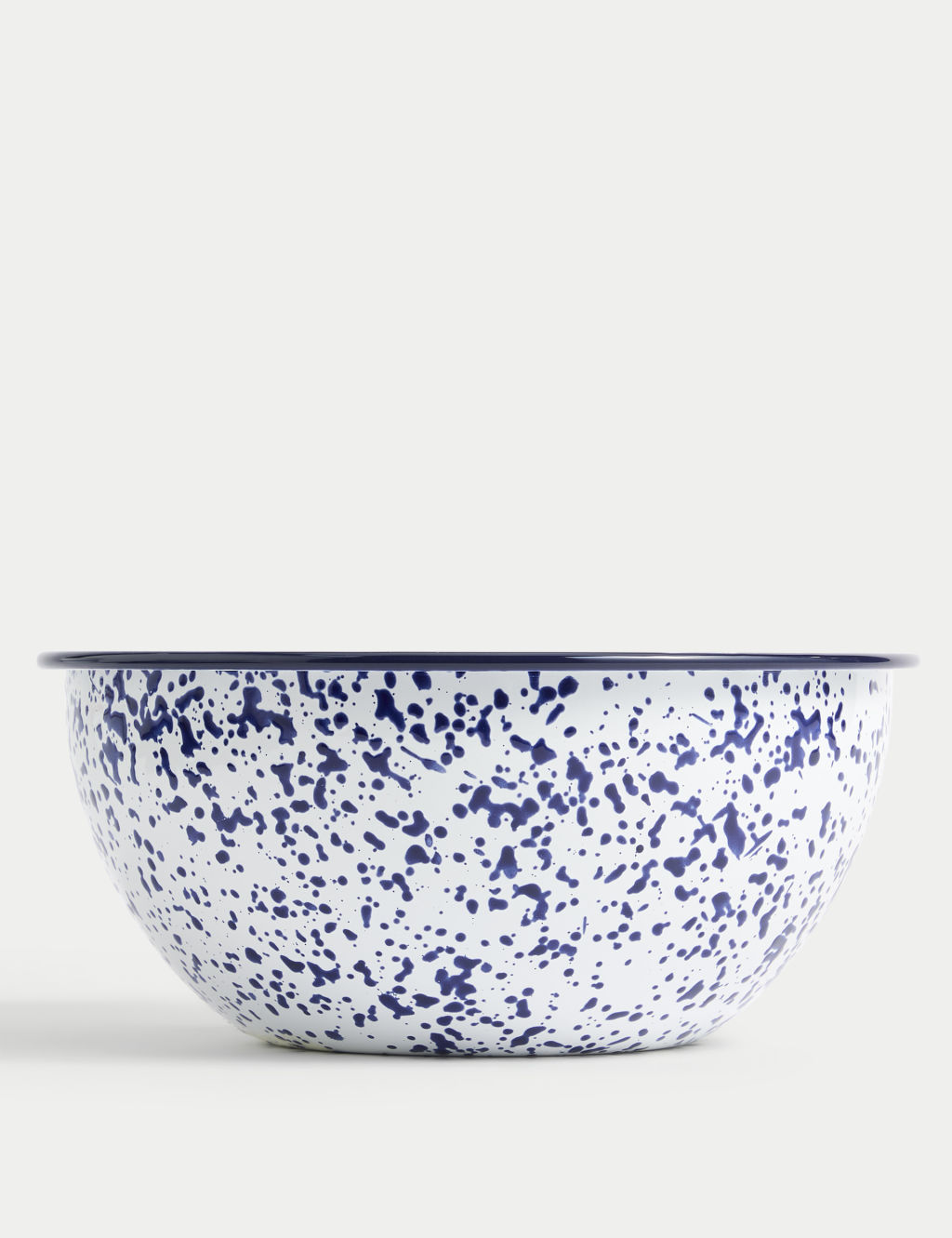 M&S Enamel 20cm Mixing Bowl - Blue Mix, Blue Mix