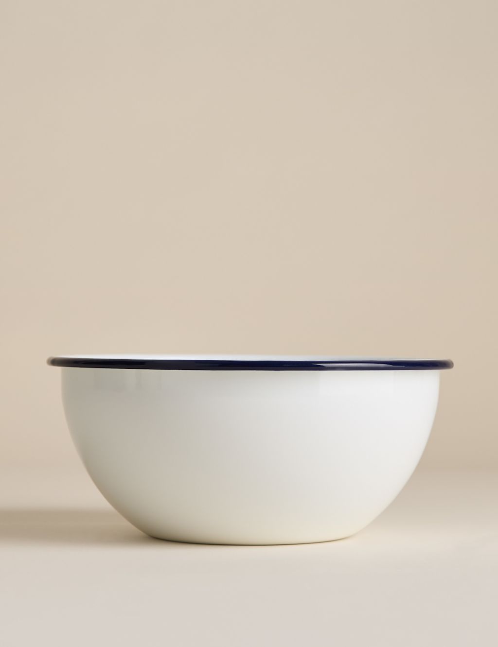 M&S Enamel 20cm Mixing Bowl - Dark Blue Mix, Dark Blue Mix