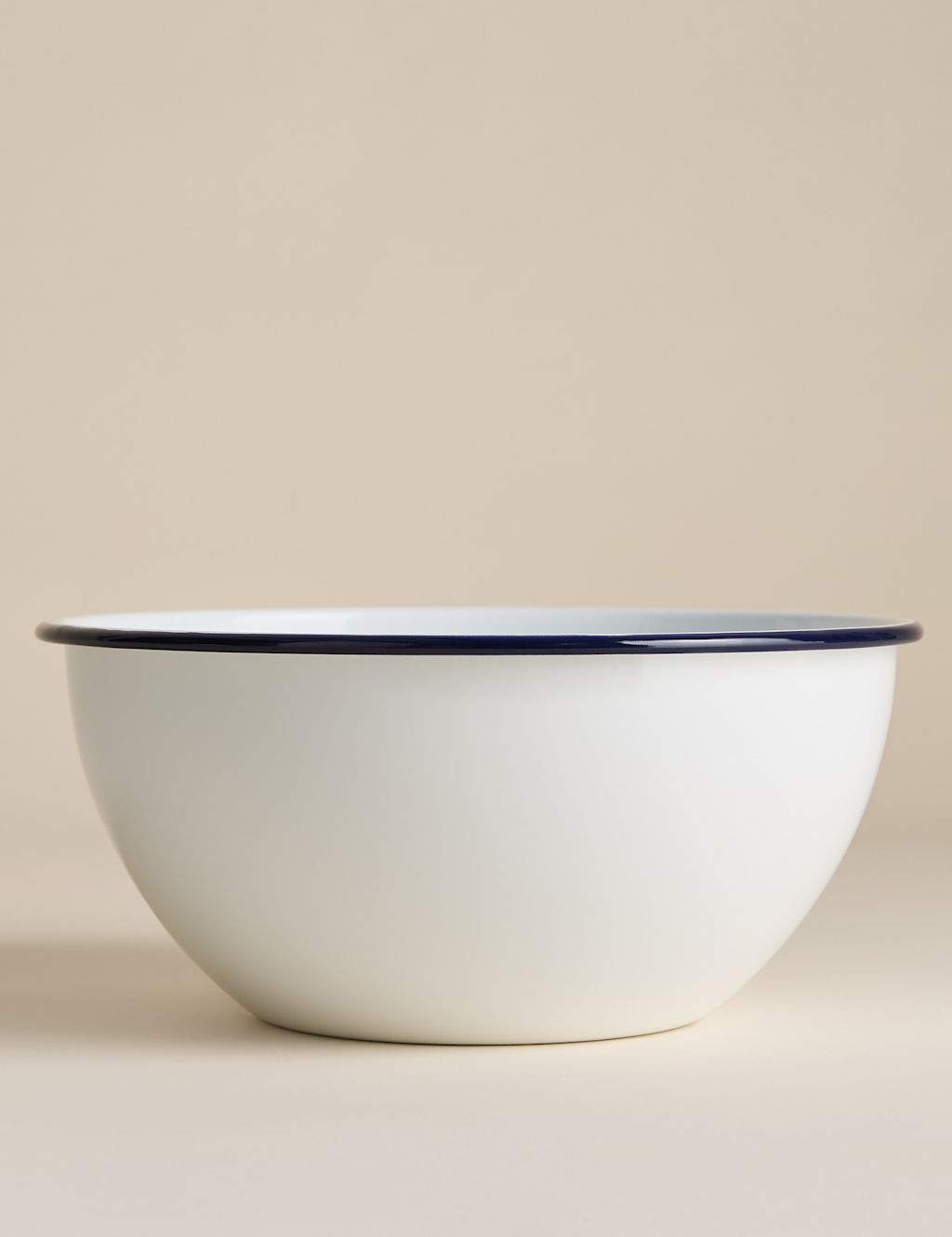 M&S Enamel 24cm Large Mixing Bowl - Dark Blue Mix, Dark Blue Mix