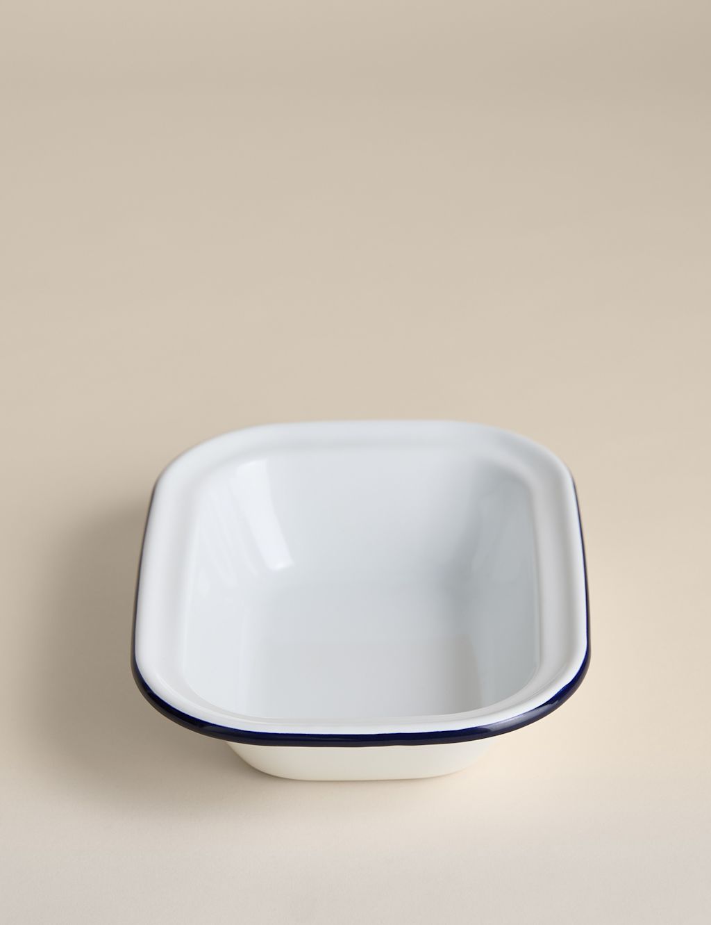 M&S Enamel 24cm Pie Dish - Dark Blue Mix, Dark Blue Mix