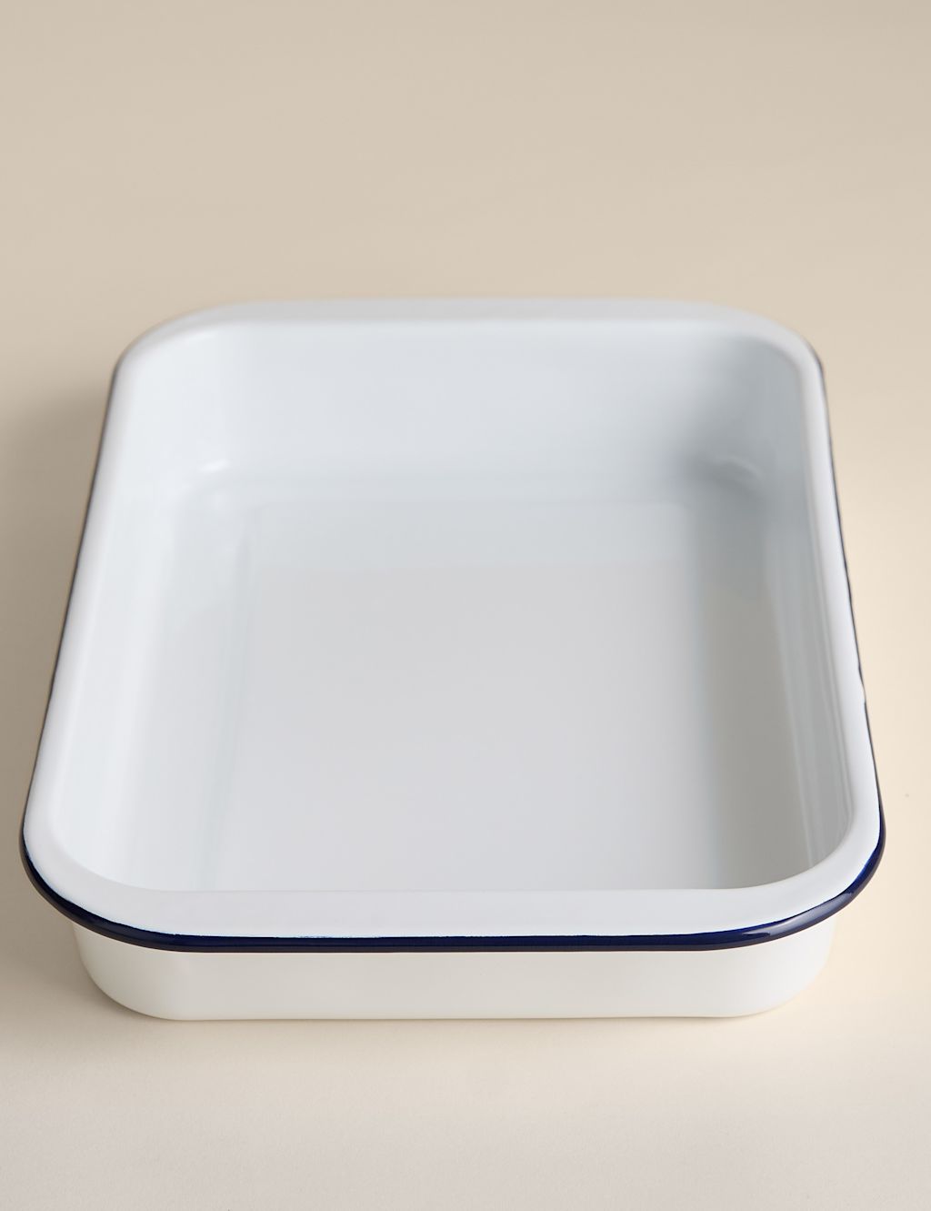 M&S Enamel 41cm Roaster - Dark Blue Mix, Dark Blue Mix