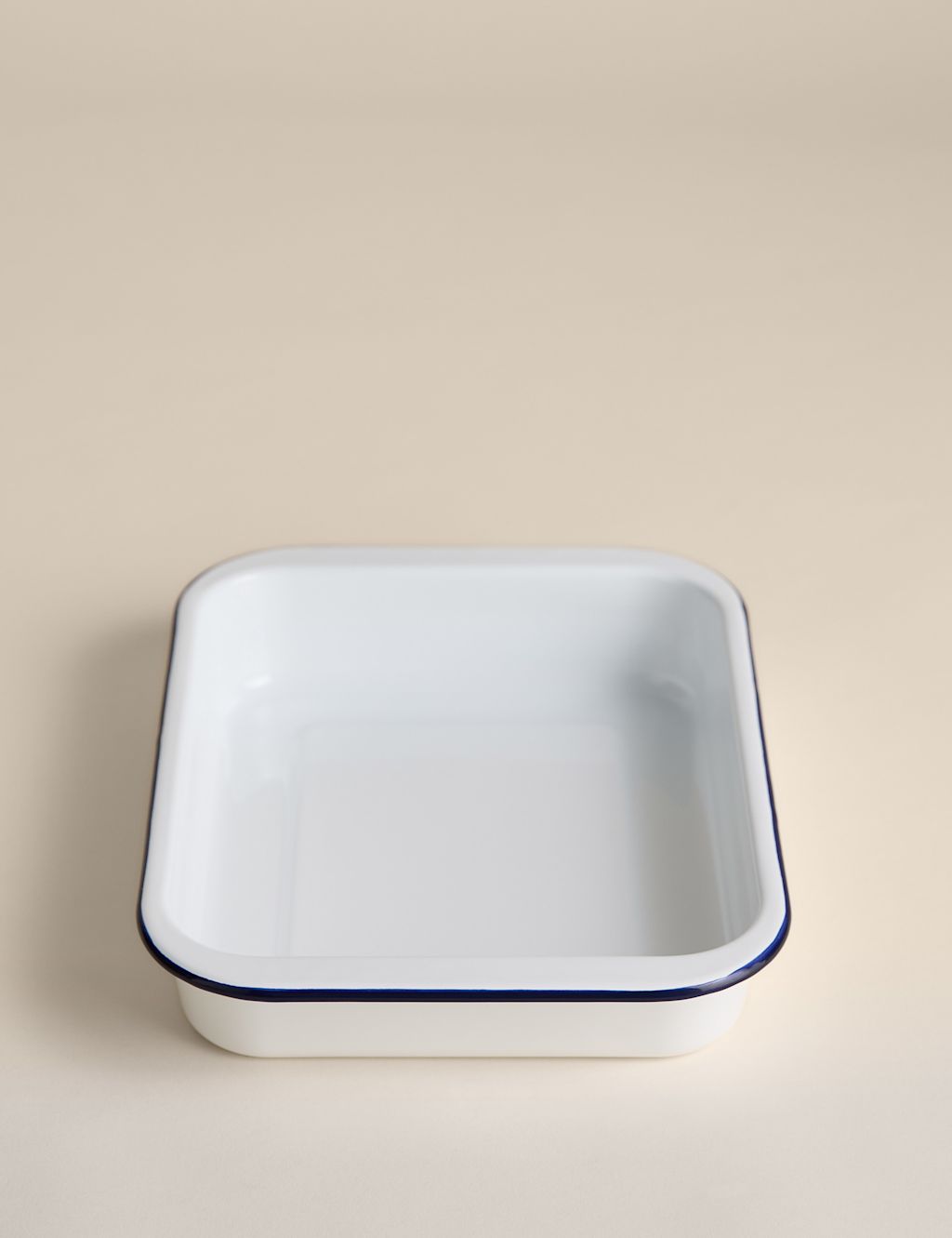 M&S Enamel 29cm Small Roaster - Dark Blue Mix, Dark Blue Mix