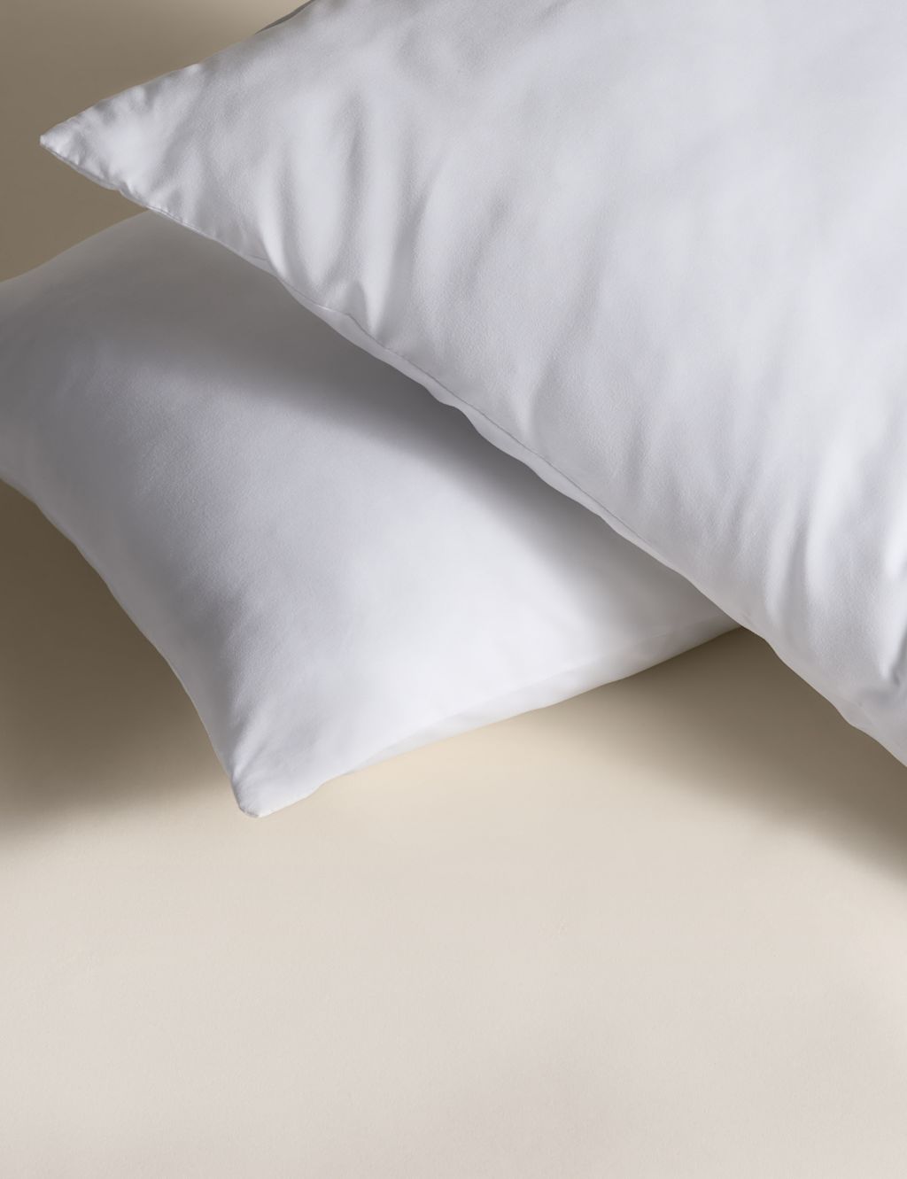 M&S 2 Pack Advanced Allergy Protection Soft Pillows - White, White