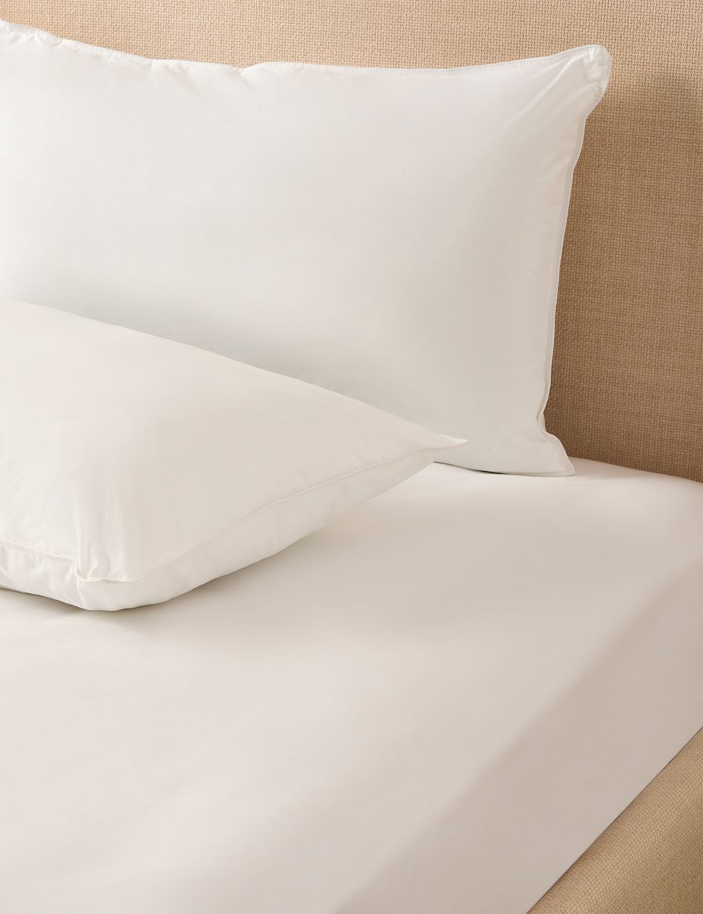 M&S 2 Pack Smart Wash & Dry Medium Pillows - White, White