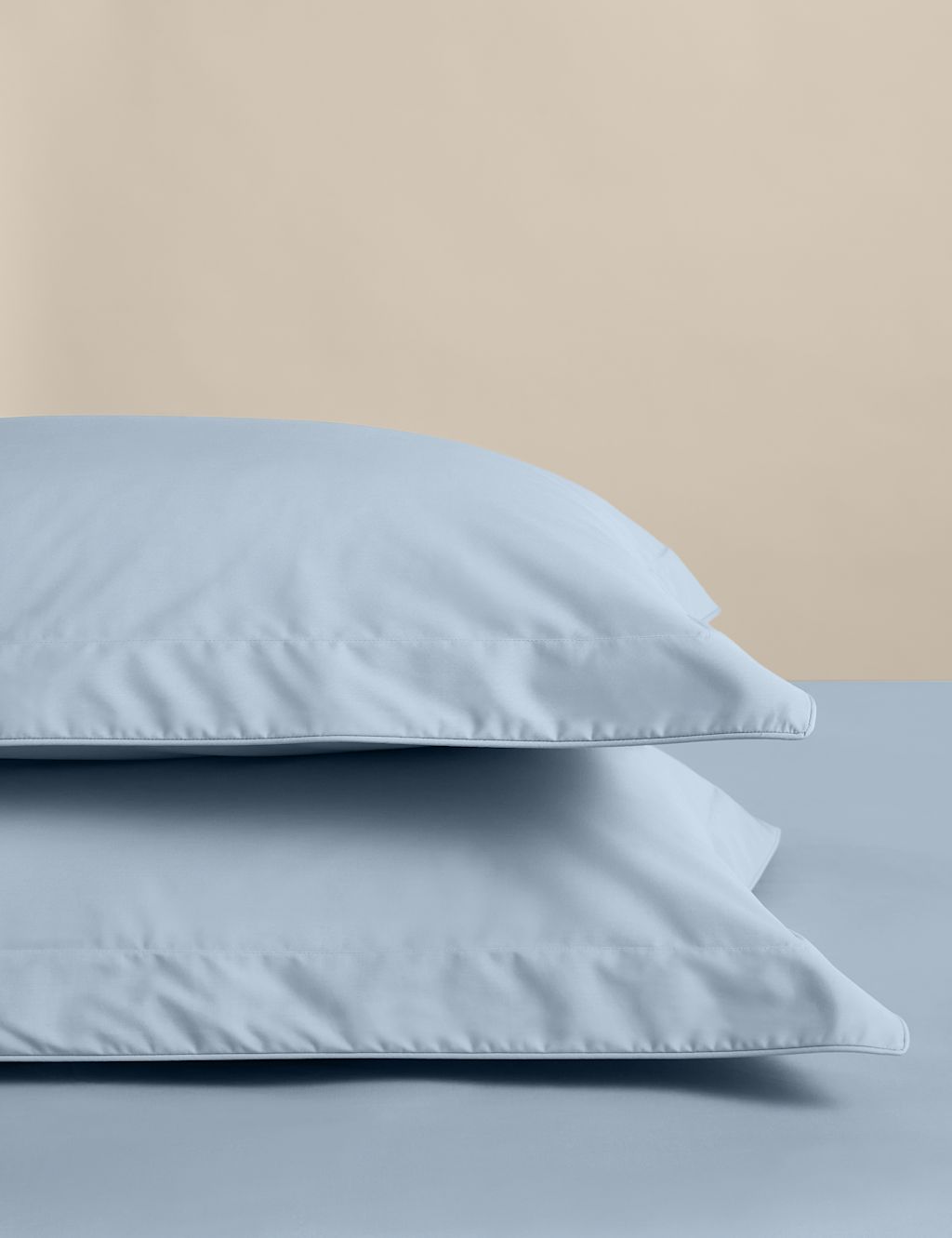 M&S 2 Pack Egyptian Cotton Oxford Pillowcases - Dusty Blue, Dusty Blue
