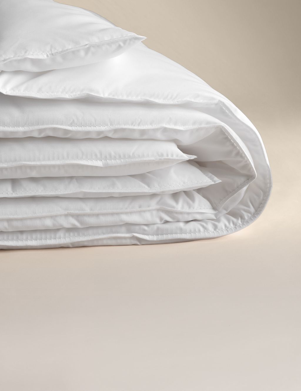 Body Sensor Body Temperature Control 7.5 Tog Duvet - Double (4 ft 6) - White, White