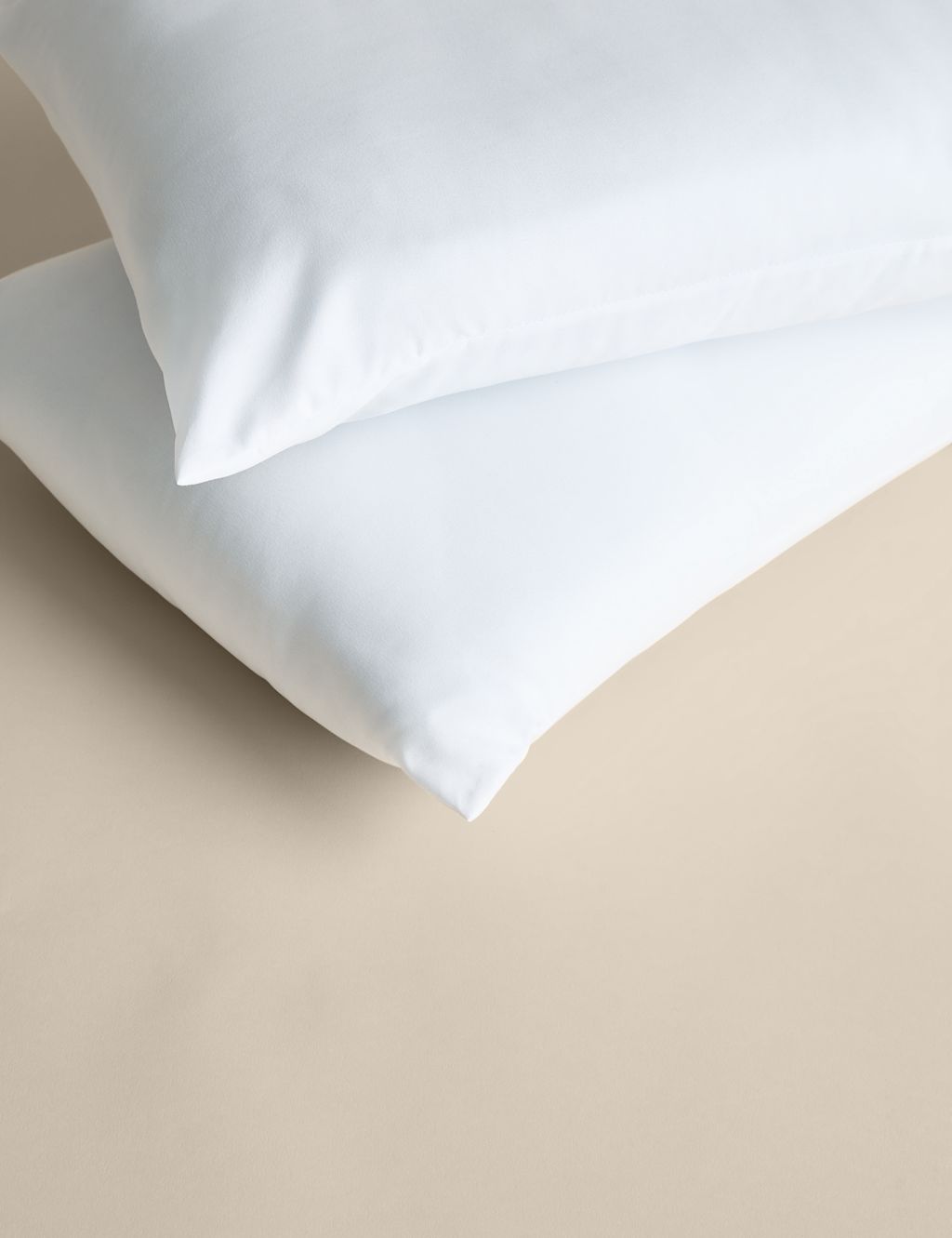 M&S 2 Pack Simply Soft Soft Pillows - White, White