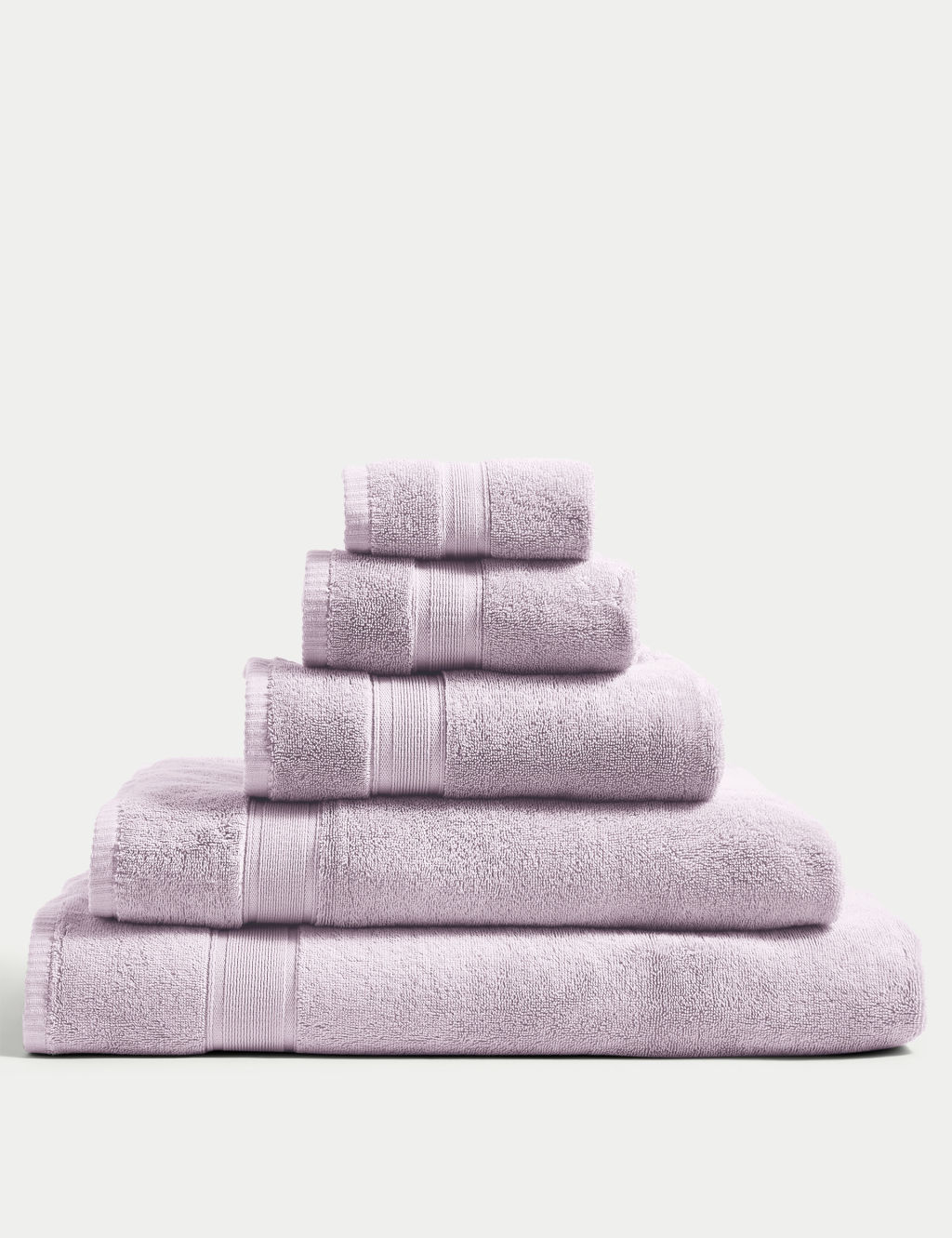 M&S Super Soft Pure Cotton Towel - Bath Sheet - Lilac, Lilac