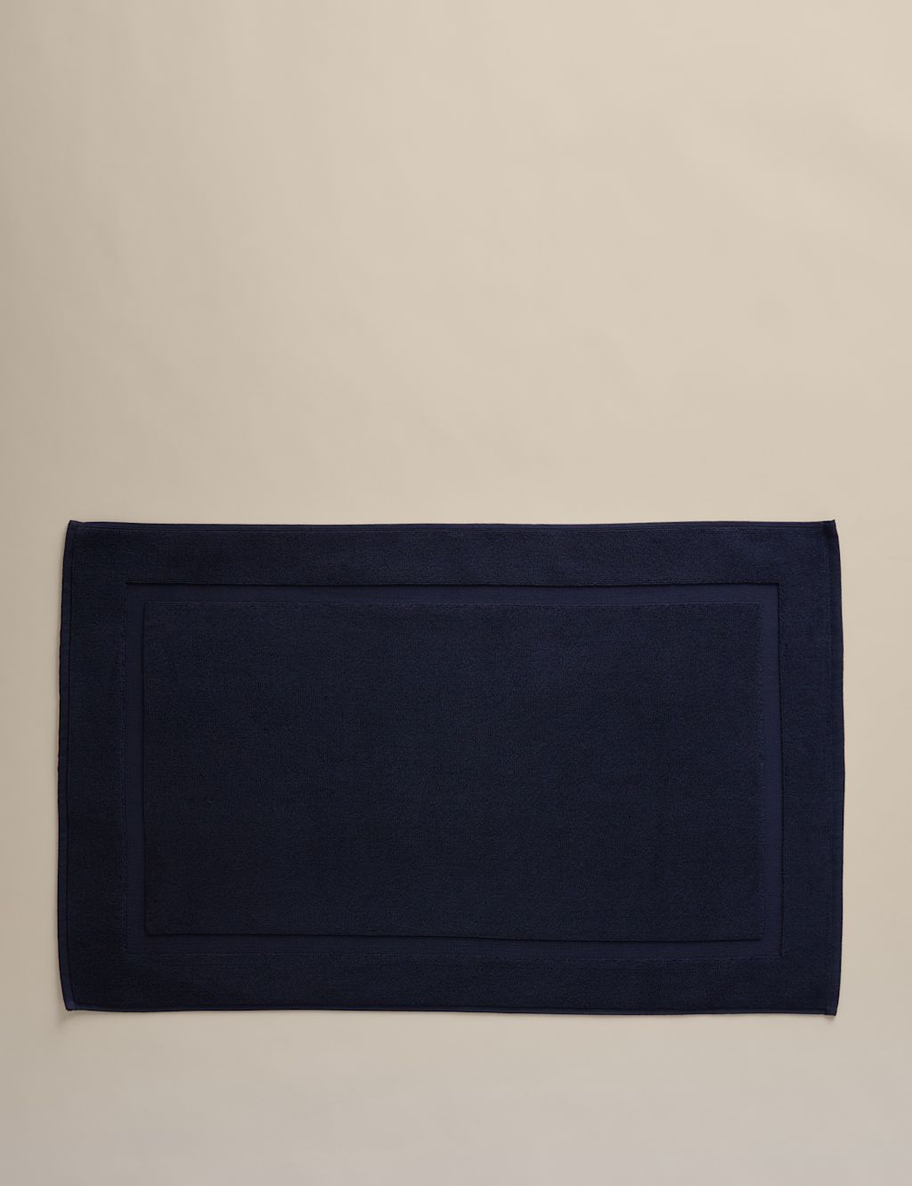 M&S Luxury Egyptian Cotton Bath Mat - Navy, Navy