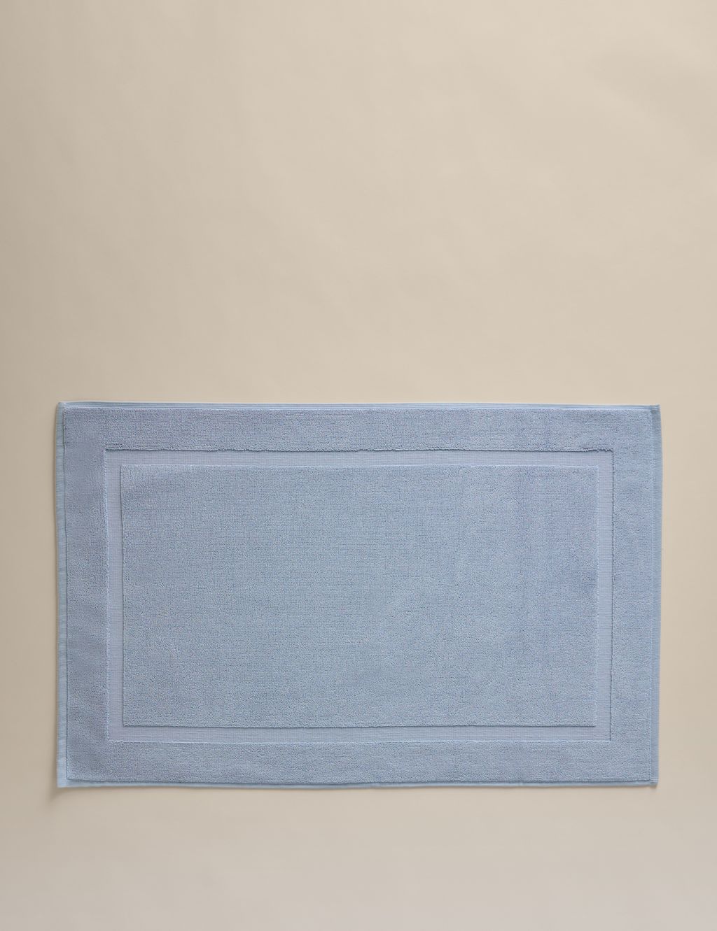 M&S Luxury Egyptian Cotton Bath Mat - Dusty Blue, Dusty Blue