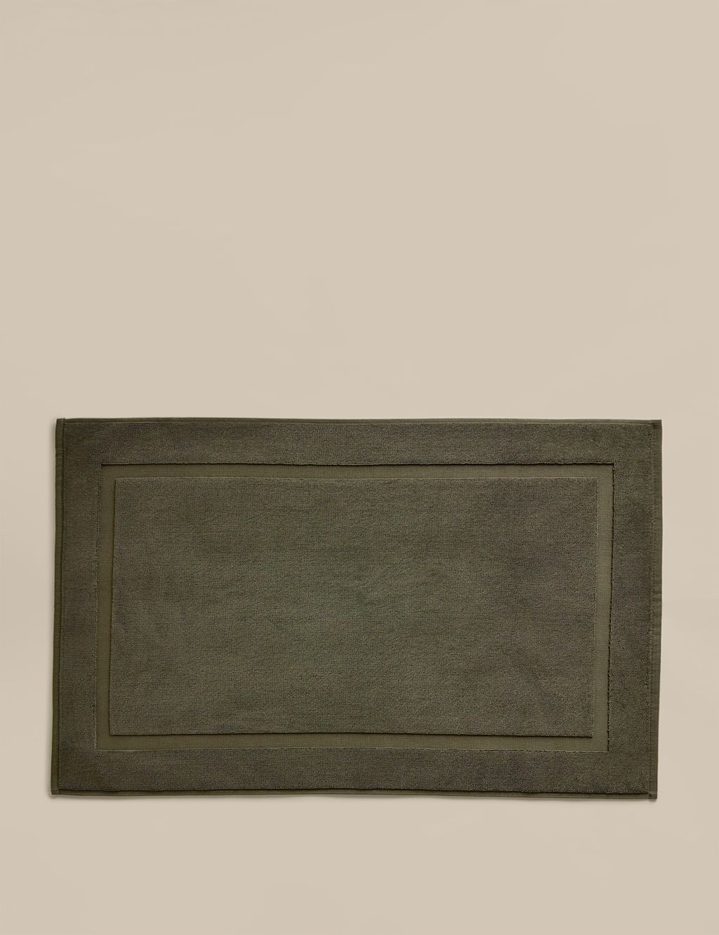 M&S Luxury Egyptian Cotton Bath Mat - Khaki, Khaki