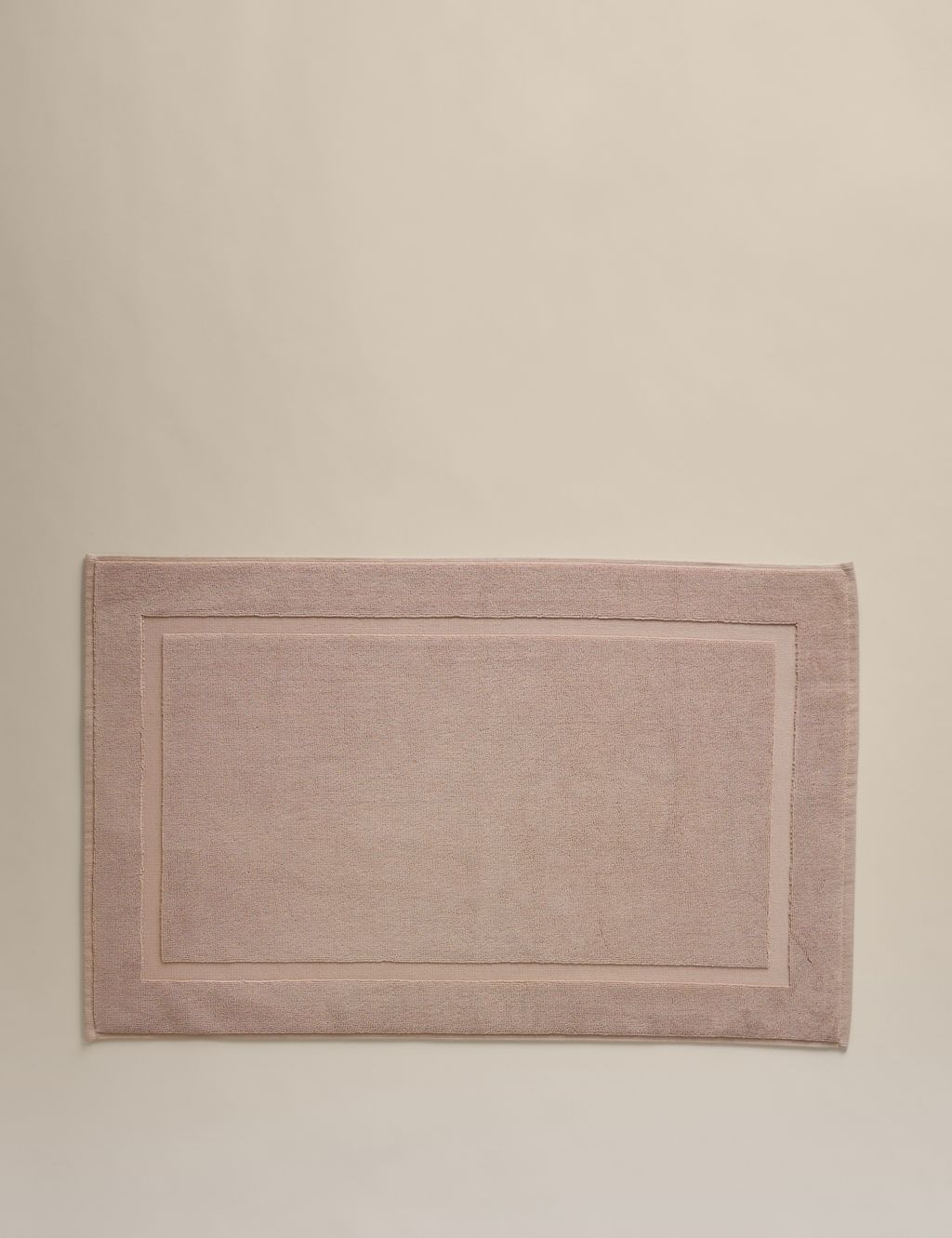 M&S Luxury Egyptian Cotton Bath Mat - Biscuit, Biscuit