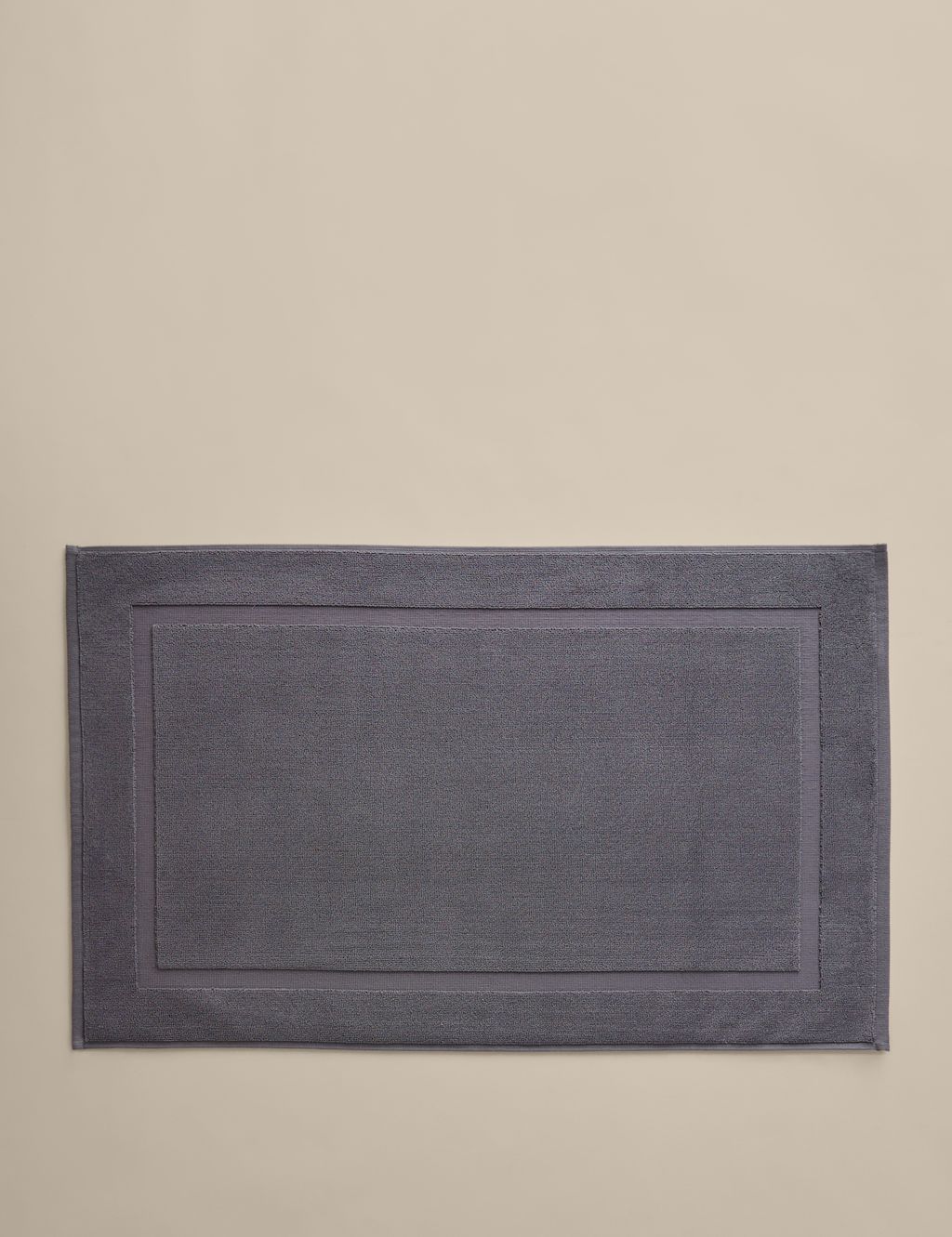 M&S Luxury Egyptian Cotton Bath Mat - Charcoal Mix, Charcoal Mix