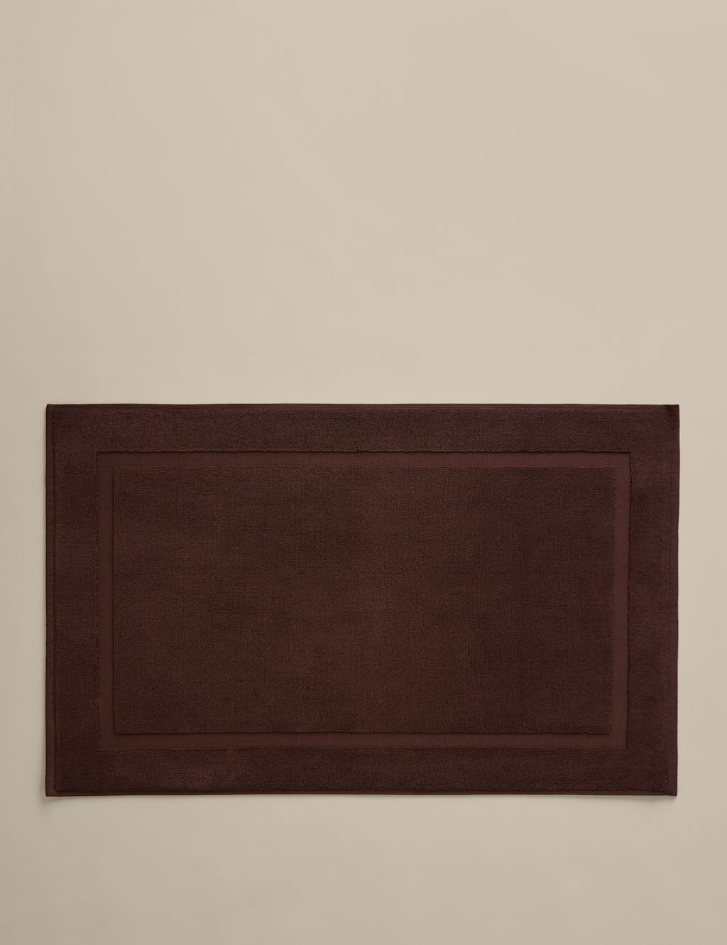 M&S Luxury Egyptian Cotton Bath Mat - Chocolate, Chocolate