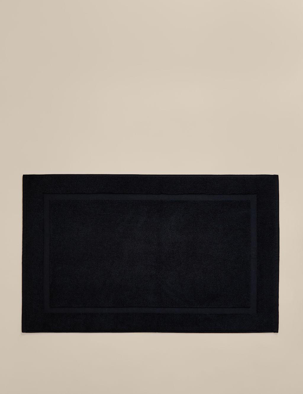 M&S Luxury Egyptian Cotton Bath Mat - Black Mix, Black Mix