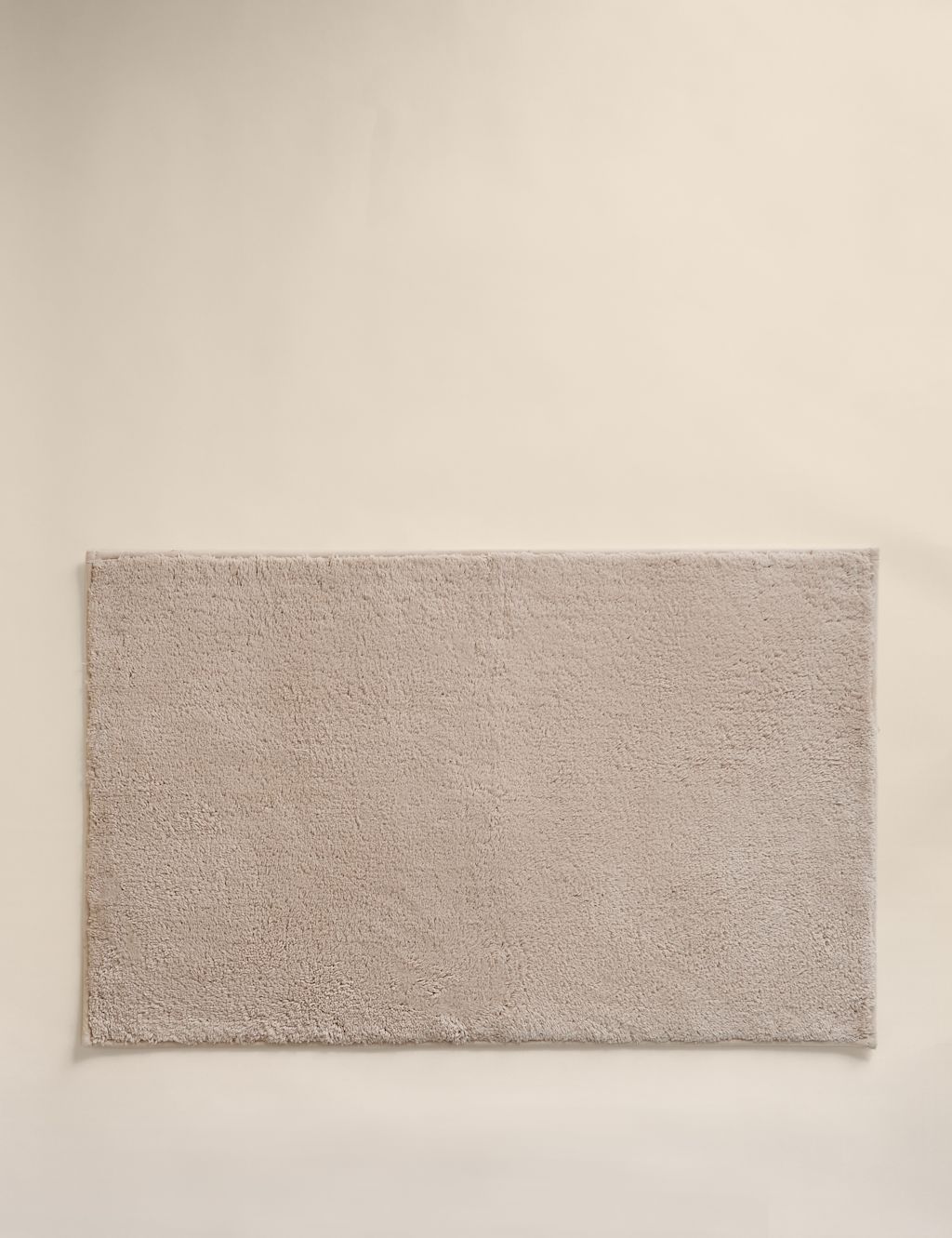 M&S Pure Cotton Tufted Bath Mat - Stone, Stone